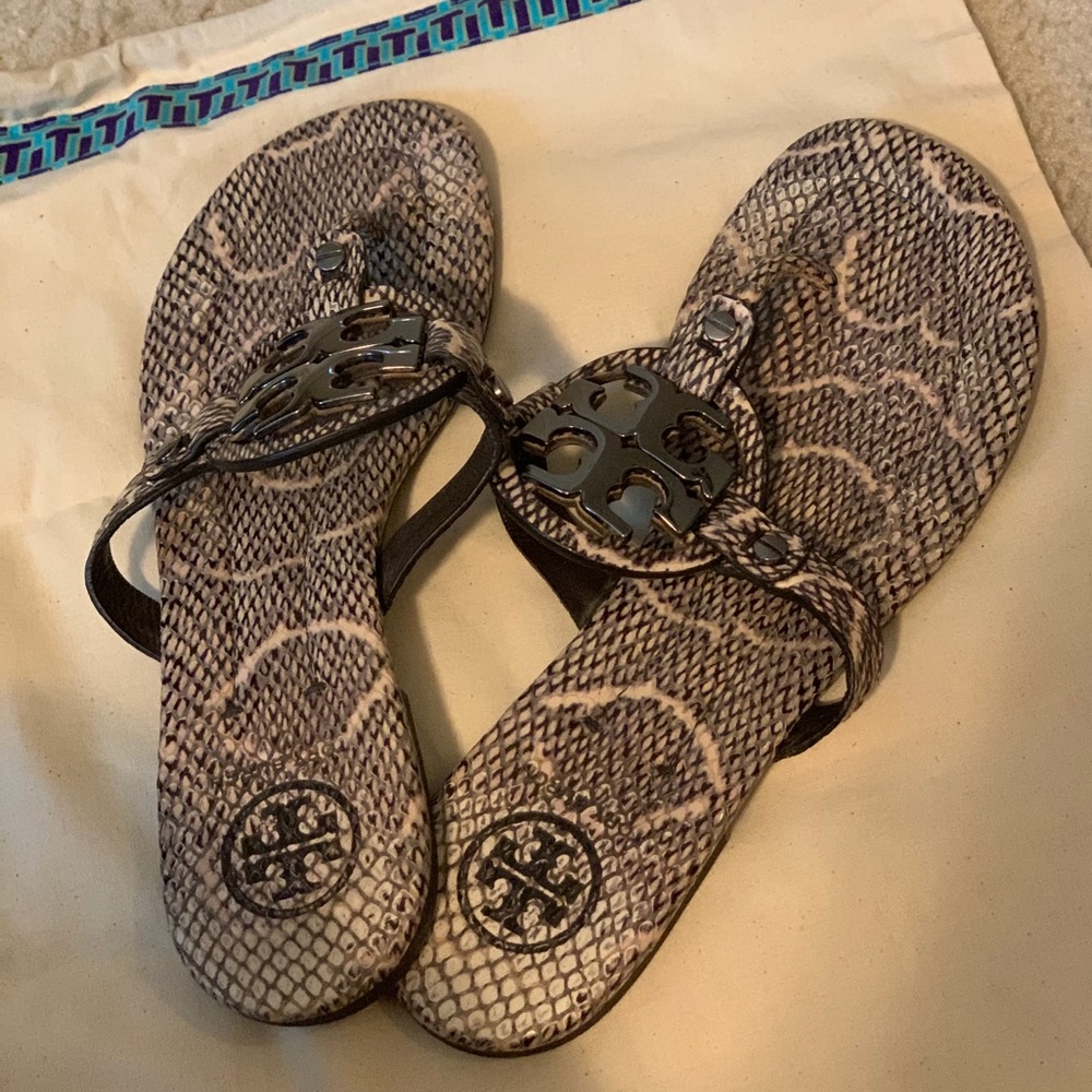 Tory Burch Miller Metal Logo Sandal